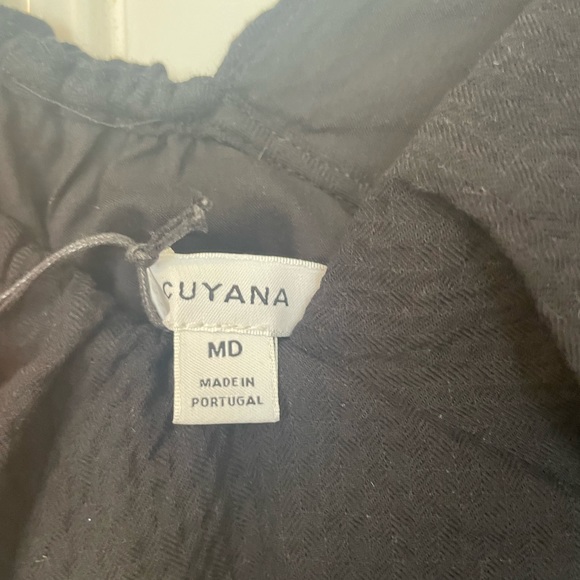 NWT Cuyana Maxi Flounce Dress - Black; size Medium - Picture 4 of 5